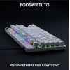 Logitech Pro X TKL Ηall Effect Gaming Πληκτρολόγιο Tenkeyless με Magnetic διακόπτες και RGB φωτισμό (Αγγλικό US) Λευκό