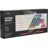 Savio Astral Gaming Πληκτρολόγιο με RGB φωτισμό (Αγγλικό US) Λευκό