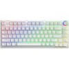 Savio Phenix ABS Ασύρματο Gaming Μηχανικό Πληκτρολόγιο 75% με Gateron Red Pro διακόπτες και RGB φωτισμό (Αγγλικό US) Λευκό