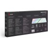 Savio Phenix ABS Ασύρματο Gaming Μηχανικό Πληκτρολόγιο 75% με Gateron Red Pro διακόπτες και RGB φωτισμό (Αγγλικό US) Λευκό