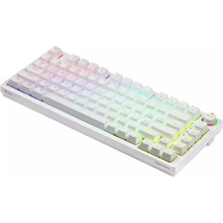 Savio Phenix ABS Ασύρματο Gaming Μηχανικό Πληκτρολόγιο 75% με Gateron Red Pro διακόπτες και RGB φωτισμό (Αγγλικό US) Λευκό
