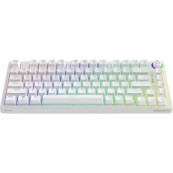 Savio Phenix ABS Ασύρματο Gaming Μηχανικό Πληκτρολόγιο 75% με Gateron Red Pro διακόπτες και RGB φωτισμό (Αγγλικό US) Λευκό