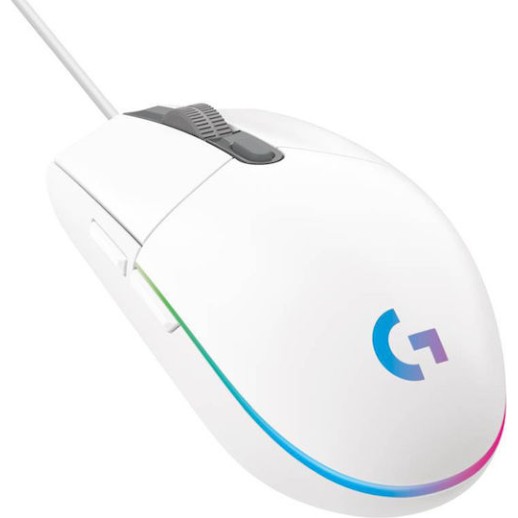 Logitech G102 Lightsync RGB Gaming Ποντίκι 8000 DPI Λευκό
