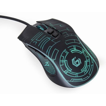 Gembird MUSG-RGB-01 Gaming Ποντίκι 3600 DPI Μαύρο