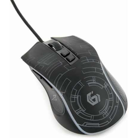 Gembird MUSG-RGB-01 Gaming Ποντίκι 3600 DPI Μαύρο