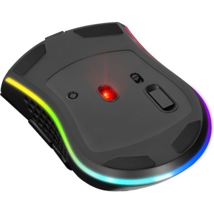 Defender Warlock GM-709L Ασύρματο RGB Gaming Ποντίκι Μαύρο