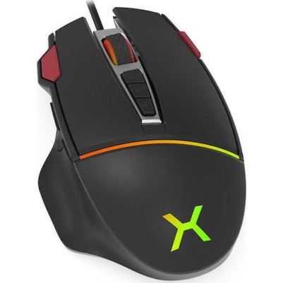 Krux Fuze Pro RGB Gaming Ποντίκι 12000 DPI Μαύρο