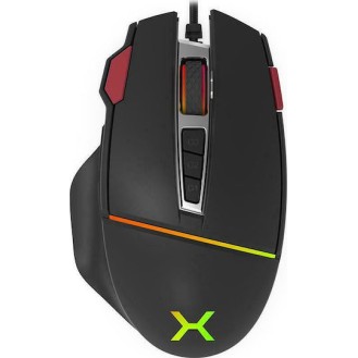 Krux Fuze Pro RGB Gaming Ποντίκι 12000 DPI Μαύρο