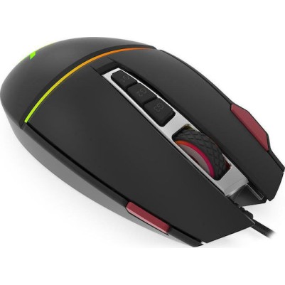 Krux Fuze Pro RGB Gaming Ποντίκι 12000 DPI Μαύρο