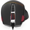 Krux Fuze Pro RGB Gaming Ποντίκι 12000 DPI Μαύρο