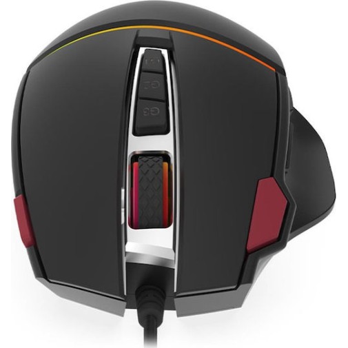 Krux Fuze Pro RGB Gaming Ποντίκι 12000 DPI Μαύρο