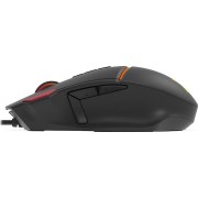 Krux Fuze Pro RGB Gaming Ποντίκι 12000 DPI Μαύρο