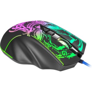 Defender Bulletstorm GM-928 RGB Gaming Ποντίκι 7200 DPI Μαύρο
