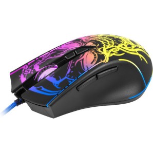 Defender Bulletstorm GM-928 RGB Gaming Ποντίκι 7200 DPI Μαύρο