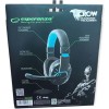 Esperanza Crow (Blue) Over Ear Gaming Headset με σύνδεση 2x3.5mm Μπλε