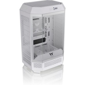 Thermaltake The Tower 300 Micro Tower Κουτί Υπολογιστή με Πλαϊνό Παράθυρο και RGB Φωτισμό Λευκό