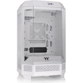 Thermaltake The Tower 300 Micro Tower Κουτί Υπολογιστή με Πλαϊνό Παράθυρο και RGB Φωτισμό Λευκό