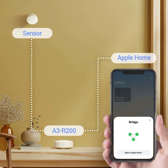Ezviz A3 Home Gateway Smart Gateway Wi-Fi / Bluetooth / Zigbee Συμβατό με Matter