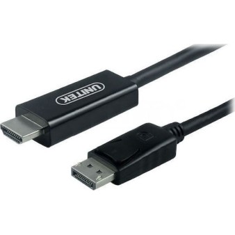 Unitek Cable DisplayPort male - HDMI male 1,8m (Y-5118CA)
