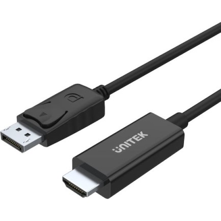 Unitek Cable DisplayPort male - HDMI male 1,8m (Y-5118CA)