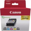 Canon CLI-581 Γνήσιο Πακέτο Μελανιών Εκτυπωτή InkJet Μαύρο / Πολλαπλό (Color) (2078C007)