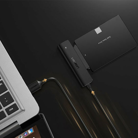 Ugreen 70609 USB 3.0 to SATA III Adapter Μαύρο