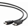Cablexpert Cable DisplayPort male - HDMI male 1m (CC-DP-HDMI-1M)