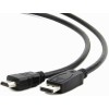Cablexpert Cable DisplayPort male - HDMI male 1m (CC-DP-HDMI-1M)