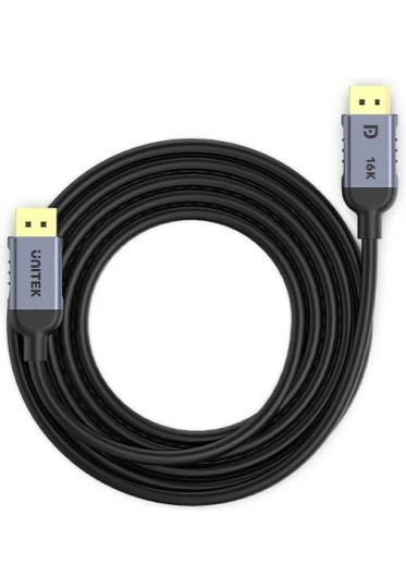 Unitek Cable DisplayPort male - DisplayPort male 3m Μαύρο (1060826)
