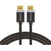 Savio Cable DisplayPort male - DisplayPort male 2m Μαύρο (CL-166)