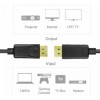 Unitek Cable DisplayPort male - DisplayPort male 3m Μαύρο (Y-C609BK)