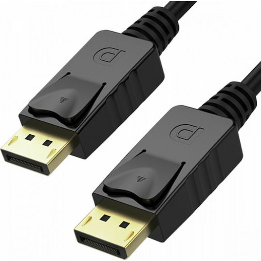 Unitek Cable DisplayPort male - DisplayPort male 3m Μαύρο (Y-C609BK)
