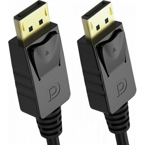 Unitek Cable DisplayPort male - DisplayPort male 3m Μαύρο (Y-C609BK)