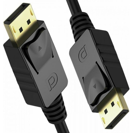 Unitek Cable DisplayPort male - DisplayPort male 3m Μαύρο (Y-C609BK)