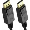 Unitek Cable DisplayPort male - DisplayPort male 3m Μαύρο (Y-C609BK)