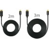 Unitek Cable DisplayPort male - mini DisplayPort male 2m Μαύρο (Y-C611BK)