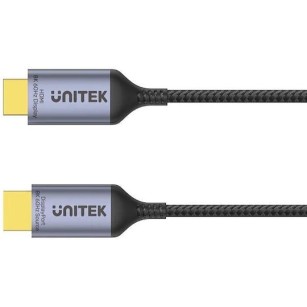 Unitek Cable DisplayPort male - DisplayPort male 1.8m Μαύρο (V1610A01)
