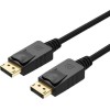 Unitek Cable DisplayPort male - DisplayPort male 2m Μαύρο (Y-C608BK)