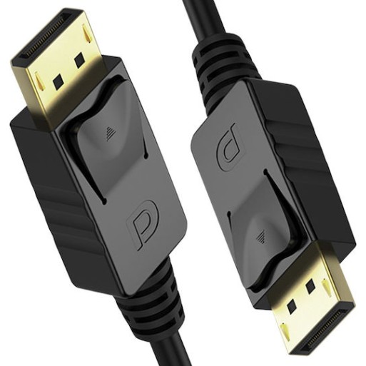 Unitek Cable DisplayPort male - DisplayPort male 2m Μαύρο (Y-C608BK)