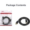 Unitek Cable DisplayPort male - DisplayPort male 2m Μαύρο (Y-C608BK)