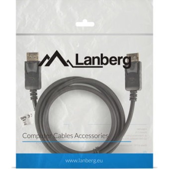 Lanberg Cable DisplayPort male - DisplayPort male 1.8m (CA-DPDP-10CC-0018-BK)