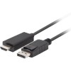 Lanberg Cable DisplayPort male - HDMI male 3m Μαύρο (CA-DPHD-11CC-0030-BK)