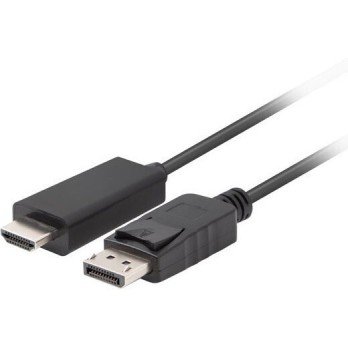 Lanberg Cable DisplayPort male - HDMI male 3m Μαύρο (CA-DPHD-11CC-0030-BK)
