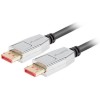 Lanberg Cable DisplayPort male - DisplayPort male 1.8m Γκρι (CA-DPDP-20CU-0018-BK)