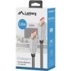 Lanberg Cable DisplayPort male - DisplayPort male 1.8m Γκρι (CA-DPDP-20CU-0018-BK)