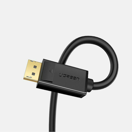 Ugreen Cable DisplayPort male - DisplayPort male 2m Μαύρο (10211)