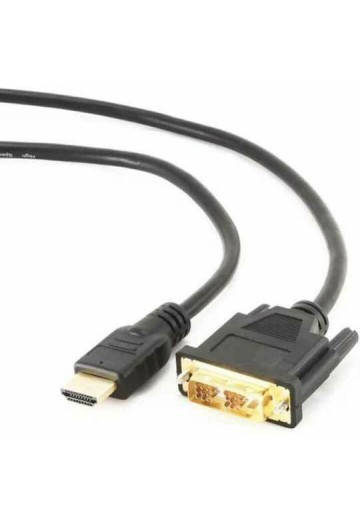 Cablexpert Cable DVI-D male - HDMI male 1.8m Μαύρο (CC-HDMI-DVI-6)