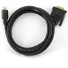 Cablexpert Cable DVI-D male - HDMI male 1.8m Μαύρο (CC-HDMI-DVI-6)