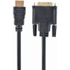 Cablexpert Cable DVI-D male - HDMI male 1.8m Μαύρο (CC-HDMI-DVI-6)