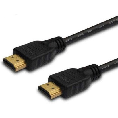 Savio HDMI 2.0 Cable HDMI male - HDMI male 2m Μαύρο